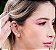 BRINCO EAR PIN 3 PONTOS LUZ CRISTAL PRATA 925 - Imagem 2