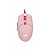 Mouse E Mousepad - Combo Vibes MC200 Oex Rosa 2400 Dpi Usb - Imagem 1