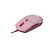 Mouse E Mousepad - Combo Vibes MC200 Oex Rosa 2400 Dpi Usb - Imagem 2