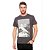 Camiseta Masculina Estampada Cinza - Imagem 1