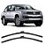 Par Palheta Limpador Parabrisa Vw Saveiro, Gol G6, Voyage, UP, Novo Polo, Virtus, Jetta, Passat, Amarok, Fox, Crossfox, Spacefox - Imagem 4