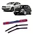Par Palheta Limpador Parabrisa Fiat Linea Punto Grand Siena Novo Palio Uno Argo Idea Fiat 500 - Imagem 3