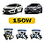 Kit LED Honda Civic (2012 em diante) G9 G10 Farol Alto Baixo e Milha - Imagem 2