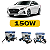 Kit LED Hyundai Elantra (2010-2020) Farol Alto Baixo e Milha - Imagem 2