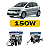 Kit LED Volkswagen FOX (2003-2009) Foco Simples - Farol Alto Baixo e Milha - Imagem 2