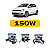 Kit LED Volkswagen FOX (2020-2022) Foco Duplo - Farol Alto Baixo e Milha - Imagem 2