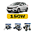Kit LED Chevrolet Prisma (2015-2019) Foco Simples - Farol Alto Baixo e Milha - Imagem 2