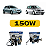 Kit Led Renault Clio (2001-2008) Foco Simples - Farol Alto, Baixo e Milha - Imagem 2