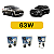 Kit LED Peugeot 3008 (2010-2025) Farol Alto Baixo e Milha - Imagem 1