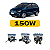 Kit Led Wolkswagen Space Fox (2011-2019) Foco Duplo - Farol Alto, Baixo e Milha - Imagem 2
