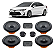 Kit Falantes 6 Para Toyota Corolla 2020 a 2026 Hertz Dsk165 - Imagem 1
