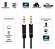 Cabo P3 x P2 Com Microfone LEHMOX - LE-279 - Imagem 2