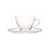 Xícara de Café de Cristal com Pires Coração 80ml - Lyor - Imagem 2