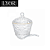 Açucareiro de Cristal Martelado com Colher e Tampa com Fio de Ouro Petra 10cm - Lyor - Imagem 1