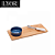 Conjunto Petisqueira de Cerâmica com Bandeja de Bambu e Espátula 30cm x 12cm x 5cm - Lyor - Imagem 1