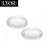 Conjunto 2 Pratos de Sobremesa de Cristal Radial 19,5cm - Lyor - Imagem 1