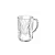 Caneca para Cappuccino de Vidro Diamond 170ml - Lyor - Imagem 2