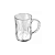 Caneca para Cappuccino de Vidro Diamond 170ml - Lyor - Imagem 3