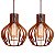 Kit 2 Lustre Lundres Pendente Design Moderno Bivolt - Imagem 7