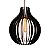 Lustre Pendente Xangai 40cm Mdf Grande Iluminação Moderna - Imagem 6