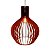 Lustre Grande 52cm Pendente De Madeira Sofisticado Bivolt - Imagem 8