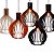 Lustre Grande 52cm Pendente De Madeira Sofisticado Bivolt - Imagem 1