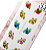 Adesivo 3D de Unha-Flores Mistas-3D 1447 - Imagem 1