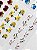 Kit com 10 cartelas de peliculas com pedrinhas - Imagem 2