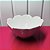 CUMBUCA PORCELANA FOLHA BRANCO 13X7CM - Imagem 1