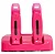 KIT BASE DUPLA + 2 APARELHOS DE CERA MATIC ROLL ON - MEGA BELL PINK - Imagem 1