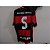 Camisa flamengo rubro negra jogo sul-americana número 5 willian arão tamanho M - Imagem 1