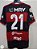 Camisa Flamengo Rubro Negra Jogo número 21 Pedro tamanho M - Imagem 1