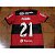 Camisa Flamengo Rubro negra jogo brasileiro número 21 Pedro tamanho M - Imagem 2