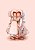 Papel de carta amigas pink color Holly Hobbie - Imagem 1