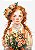 Conjunto 02 papéis de carta Menina vintage watercolor - Imagem 1