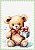 Coleção Plush Teddy Bears - capinha e 08 papéis de carta - Imagem 4