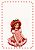 COLEÇÃO MENINAS FRUTINHAS VINTAGE - 4 PAPÉIS DE CARTA - Imagem 3
