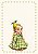 COLEÇÃO MENINAS FRUTINHAS VINTAGE - 4 PAPÉIS DE CARTA - Imagem 2