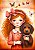 Conjunto menina e pet - 02 papéis de carta - Imagem 1