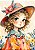 Papel de carta art big boneca vintage - original - Imagem 1