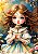 Papel de carta menina mistica - original - Imagem 1