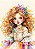 Papel de carta boneca de porcelana art big - Imagem 1