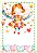CONJUNTO ANJINHAS PATCHWORK - 2 PAPÉIS DE CARTA - Imagem 1