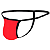 cueca Jockstrap fio dental forrada em tecido macio poliamida - Imagem 4