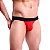 Cueca jockstrap sexy suporte atletico com faixa aberta - Imagem 4