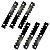 JOGO DE PALETAS DENTADAS DO ROLO RECOLHEDOR MAX-4 / MAX-5 / MAX-10 - Imagem 1