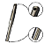 EIXO DO ROTOR PECUS 9004 / TWIN / RFN 900 (ANTIGA) - Imagem 2