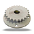 CONJUNTO ENGRENAGEM Z-24 COM FLANGE - Imagem 1