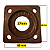 TAMPA CAIXA ROLAMENTO ROTOR LADO POLIA EN-9, EN-12, EN-6400, EN-6500, EN-6600, EN-6700 - Imagem 3