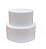 Bolo Fake 20 e 25 C/ 10Cm Base De Isopor 2 Andar Cenográfico - Imagem 2